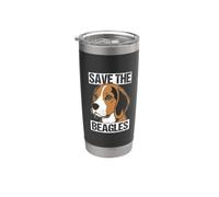 Save THE Beagles Funny Dog Lover Gift Stainless Steel Insulated Tumbler