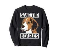 SAVE THE BEAGLES Funny Dog Lover Gift Sweatshirt