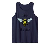 Save The Bees Bee Vintage Illustration Nature Lover Tank Top