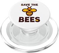 Save The Bees Beekeeper Honey Lover Nature Conservation PopSockets PopGrip for MagSafe
