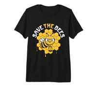 Save The Bees Earth Day Environmental Climate Change Premium T-Shirt