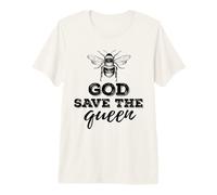 Save The Bees Earth Day God Save The Queen Premium T-Shirt