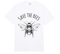 Save The Bees Earth Day Save Our Planet Environmental Comfort Colors Adult Heavyweight T-Shirt