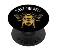 Save The Bees Earth Day Save Our Planet Environmental PopSockets Adhesive PopGrip