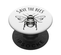 Save The Bees Earth Day Save Our Planet Environmental PopSockets Adhesive PopGrip