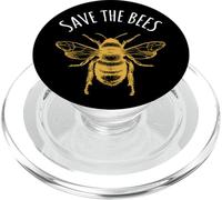Save The Bees Earth Day Save Our Planet Environmental PopSockets PopGrip for MagSafe