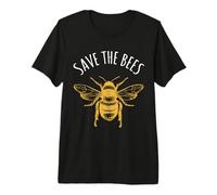 Save The Bees Earth Day Save Our Planet Environmental Premium T-Shirt