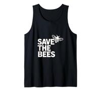 Save The Bees Eco Friendly Nature Awareness Design Tank Top