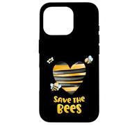 Save the Bees Heart Apiary Bee Beekeeper Earth Day Men Women Case for iPhone 16 Pro