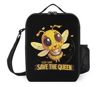 Save The Bees Lunch Bag Portable Lunch Box Cooler Bags Container Tote Bag for Women Men