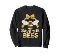 Save the Bees Month National Honey Month Sweatshirt