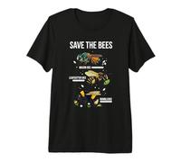 Save The Bees Native Pollinator Mason Leafcutter Bumblebee Premium T-Shirt