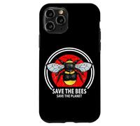 Save The Bees Planet Earth Vintage Bumblebee Art Case for iPhone 11 Pro