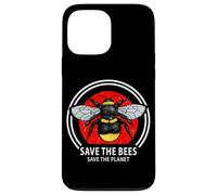 Save The Bees Planet Earth Vintage Bumblebee Art Case for iPhone 13 Pro Max