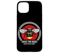 Save The Bees Planet Earth Vintage Bumblebee Art Case for iPhone 15 Plus