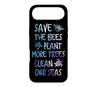 Save The Bees Plant More Trees Clean Our Seas Earth Case for iPhone Air