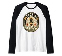 Save The Bees Protest Humor Vintage Beekeeper Raglan Baseball Tee