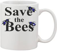 Save The Bees Rapper Creator Ceramic Mug White