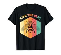 Save The Bees Retro Bee Lover Gift T-Shirt