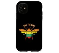 Save the Bees Retro Vintage Distressed Design Case for iPhone 11