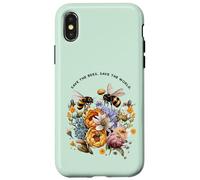 Save the bees, save the world. Bee-Themed Case for iPhone X/XS