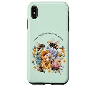 Save the bees, save the world. Bee-Themed Case for iPhone XS Max