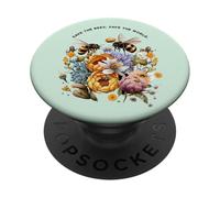 Save the bees, save the world. Bee-Themed PopSockets Adhesive PopGrip