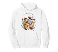Save the bees, save the world. Bee-Themed Pullover Hoodie