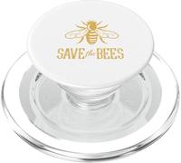 Save The Bees, Save The World, Earth Day, Earth Environment PopSockets PopGrip for MagSafe