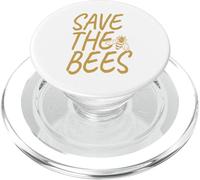 Save The Bees, Save The World, Earth Day, Earth Environment PopSockets PopGrip for MagSafe