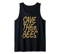 Save The Bees, Save The World, Earth Day, Earth Environment Tank Top