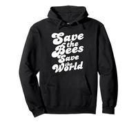 Save The Bees, Save The World, Hives, Earth Day, Environment Pullover Hoodie