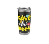 Save The Bees Stainless Steel Insulated Tumbler