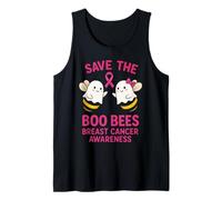 Save The Boo Bees Funny Breast Cancer Awareness Support Tank Top