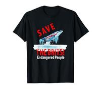 Save The Brits Endangered People Funny British Humour T-Shirt