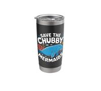 Save The Chubby Sea Cow Mermaids Manatee Lover Stainless Steel Insulated Tumbler