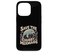 Save The Chubby See Cow Manatee Ocean Wildlife Case for iPhone 13 Pro