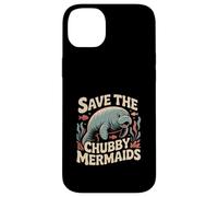 Save The Chubby See Cow Manatee Ocean Wildlife Case for iPhone 14 Plus