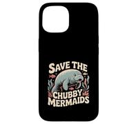 Save The Chubby See Cow Manatee Ocean Wildlife Case for iPhone 15