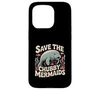 Save The Chubby See Cow Manatee Ocean Wildlife Case for iPhone 15 Pro