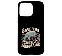 Save The Chubby See Cow Manatee Ocean Wildlife Case for iPhone 15 Pro Max