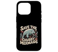 Save The Chubby See Cow Manatee Ocean Wildlife Case for iPhone 16 Pro