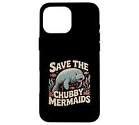Save The Chubby See Cow Manatee Ocean Wildlife Case for iPhone 16 Pro Max