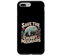 Save The Chubby See Cow Manatee Ocean Wildlife Case for iPhone 7 Plus/8 Plus