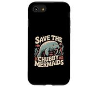 Save The Chubby See Cow Manatee Ocean Wildlife Case for iPhone SE (2020) / 7/8