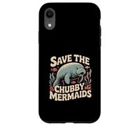 Save The Chubby See Cow Manatee Ocean Wildlife Case for iPhone XR