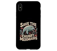 Save The Chubby See Cow Manatee Ocean Wildlife Case for iPhone XS Max