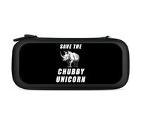 Save The Chubby Unicorn Carry Case for Switch Carrying Cover Storage Bag Protective Accessories Travel Black-Style