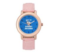 Save The Chubby Unicorn Womens Watch Digital Wrist Watches Casual Business Wristwatch Ladies