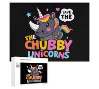 SAVE THE CHUBBY UNICORNS 300/500/1000 Piece Puzzles Customized Challenging Gifts for Adults 500 PCS